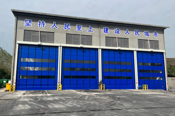 垃圾中轉(zhuǎn)站地磁感應(yīng)快速卷簾門(mén)縮略圖