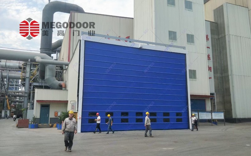 淮安廠房PVC快速堆積門插圖